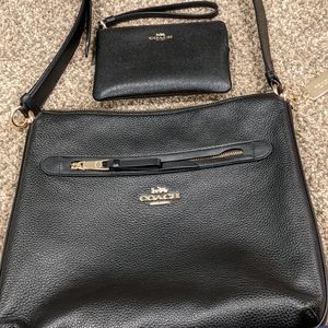 Coach crossbody and wristlet
